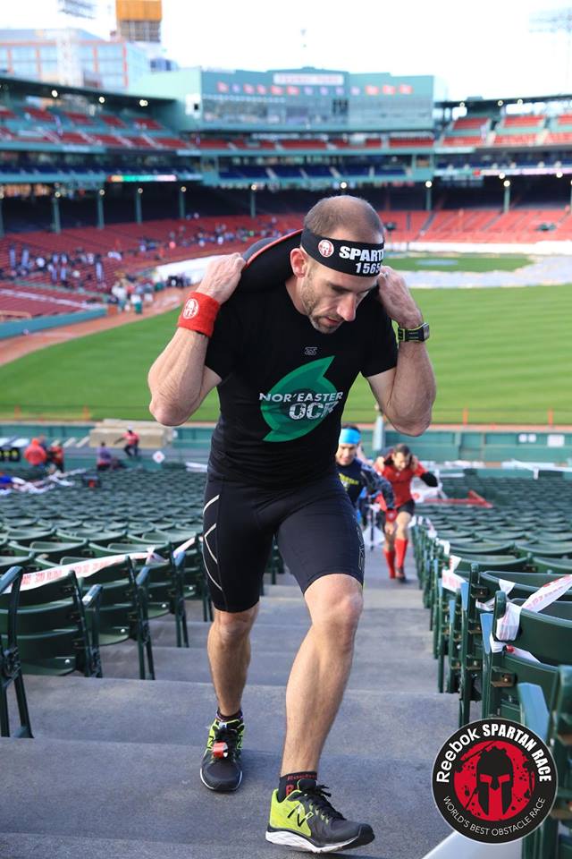 Jim Delorie at his last Spartan race of the season at Fenway Park.