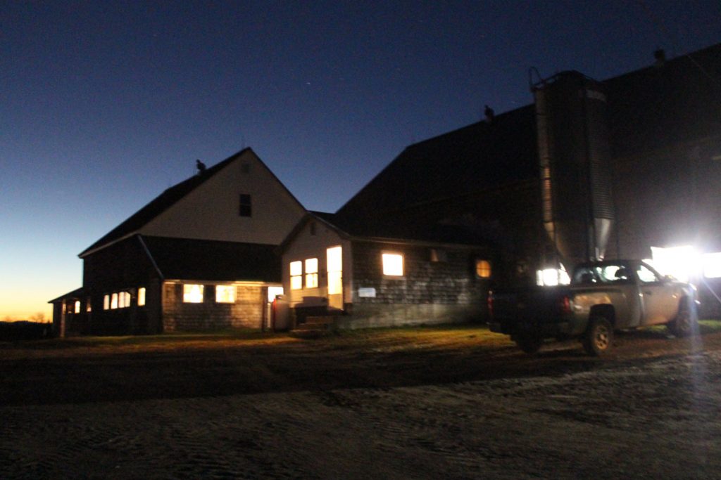 The barn at the Huff farm in Wellington is aged but well cared for and has a lot of years left in her.